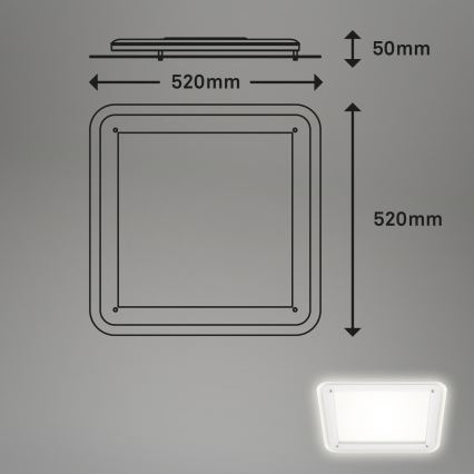 Briloner 3397-016 - LED Stropna svetilka FREE LED/22W/230V