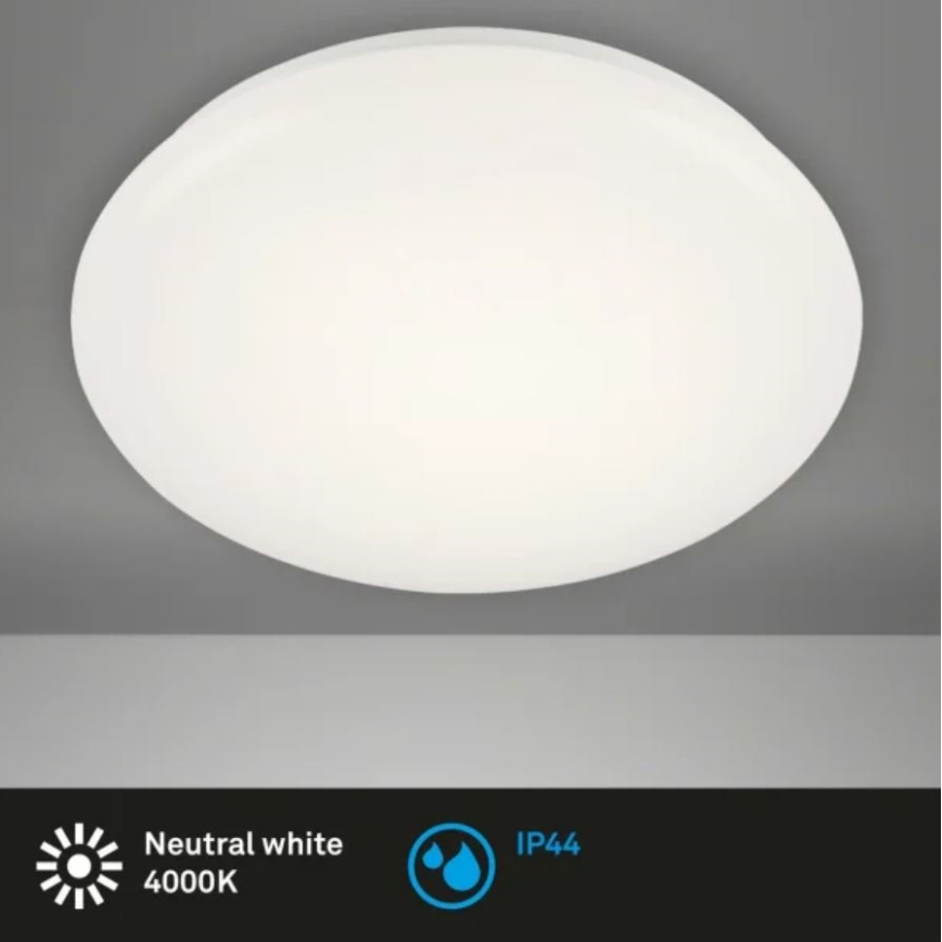 Briloner 3407-016 - LED Kopalniška stropna svetilka SPLASH LED/18W/230V IP44