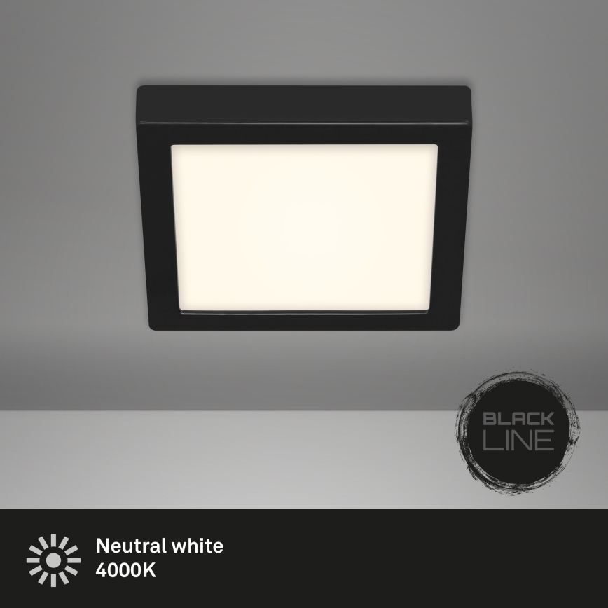 Briloner 3466-415 - LED stropna svetilka FIRE LED/16,5W/230V 22,5x22,5 cm