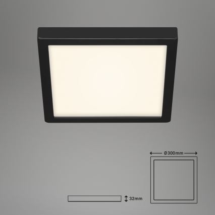 Briloner 3467-415 - LED stropna svetilka FIRE LED/21W/230V 30x30 cm