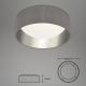 Briloner 3482014 - LED Stropna svetilka MAILA STARRY LED/12W/230V siva/srebrna