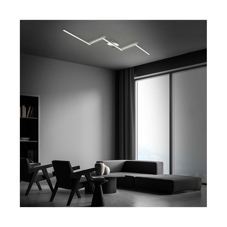 Briloner 3501-018 - LED Nadgradni lestenec STAFF 5xLED/4,8W/230V mat krom