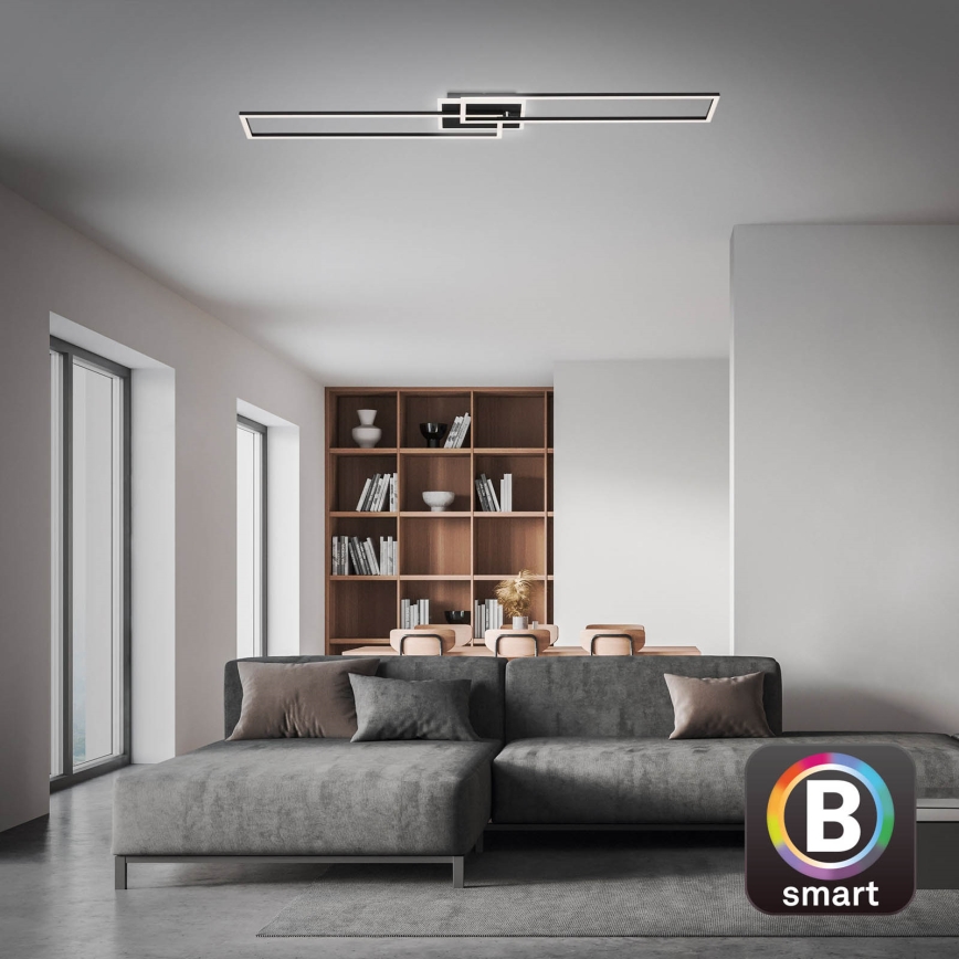 Briloner 3538-015 - LED Zatemnitveni lestenec FRAME 2xLED/20W/230V 2700-6500K Wi-Fi Tuya + Daljinski upravljalnik