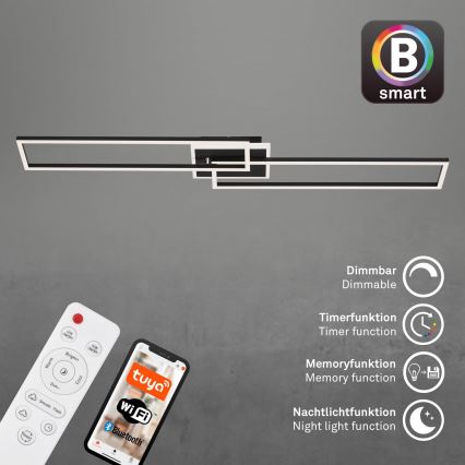 Briloner 3538-015 - LED Zatemnitveni lestenec FRAME 2xLED/20W/230V 2700-6500K Wi-Fi Tuya + Daljinski upravljalnik