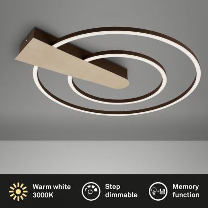 Briloner 3543-017 - LED Zatemnitvena stropna svetilka NICO LED/25W/230V zlata