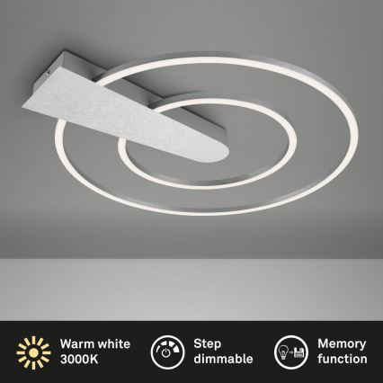 Briloner 3543-018 - LED Zatemnitvena stropna svetilka NICO LED/25W/230V mat krom