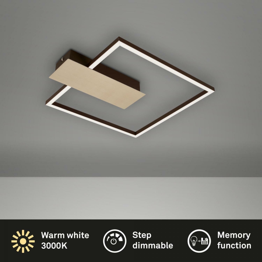 Briloner 3544-017 - LED Zatemnitvena stropna svetilka NICO LED/12W/230V zlata