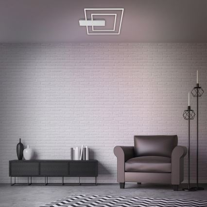 Briloner 3545-018 - LED Zatemnitvena stropna svetilka NICO LED/25W/230V mat krom