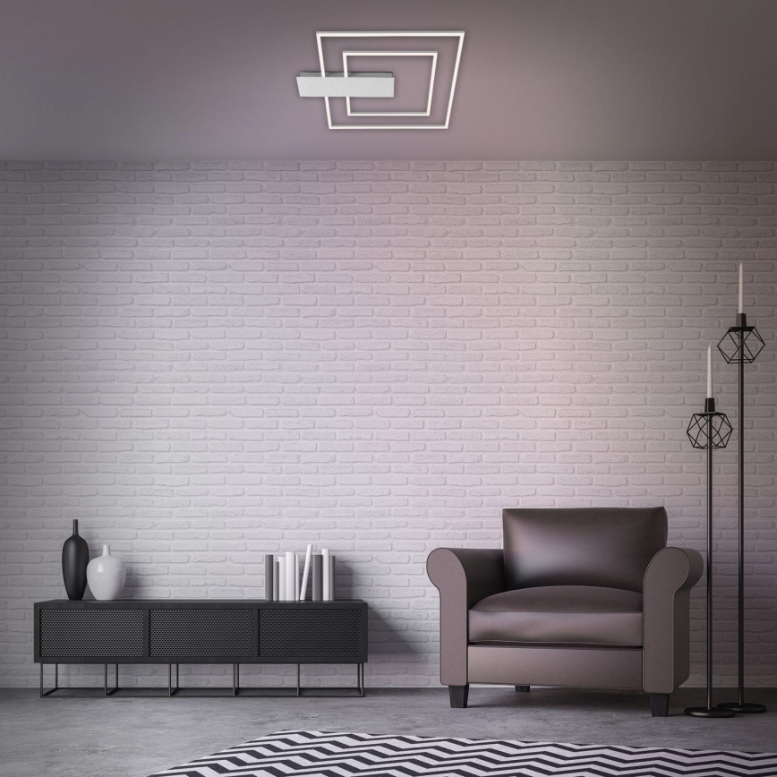 Briloner 3545-018 - LED Zatemnitvena stropna svetilka NICO LED/25W/230V mat krom