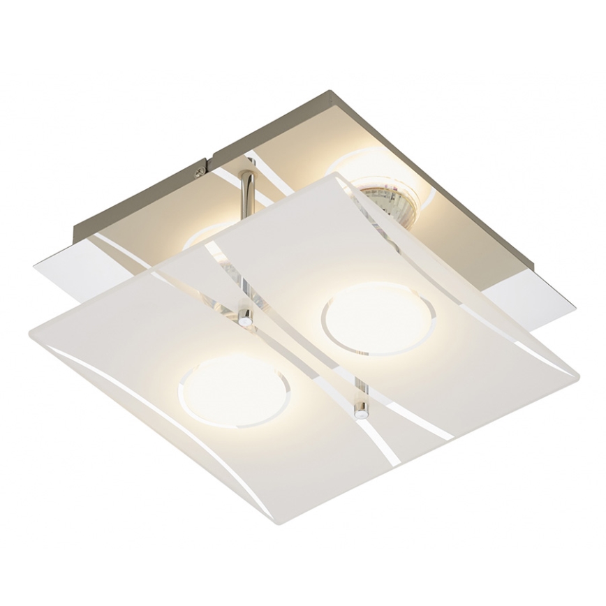 Briloner 3618-028 - LED Stropna svetilka CUR 2xGU10/5W