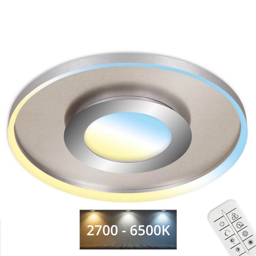 Briloner 3640-012 - LED Zatemnitvena stropna svetilka LED/25W/230V 2700-6500K + Daljinski upravljalnik