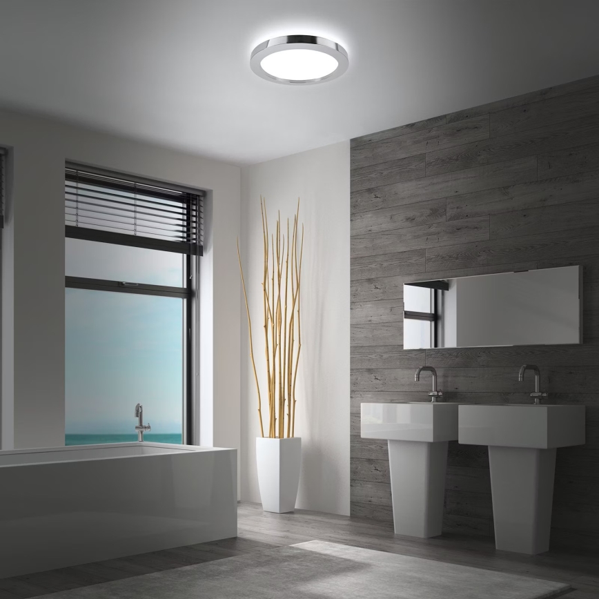 Briloner 3673-018 - LED Kopalniška stropna svetilka SPLASH LED/28W/230V pr. 41 cm