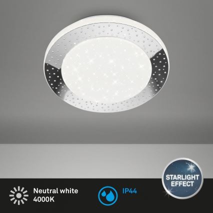 Briloner 3693-018 - LED Kopalniška stropna svetilka LED/15W/230V IP44 4000K pr. 28 cm