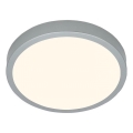 Briloner 3700-014 - LED Stropna svetilka RUNA LED/16W/230V 3000K pr. 28 cm srebrna