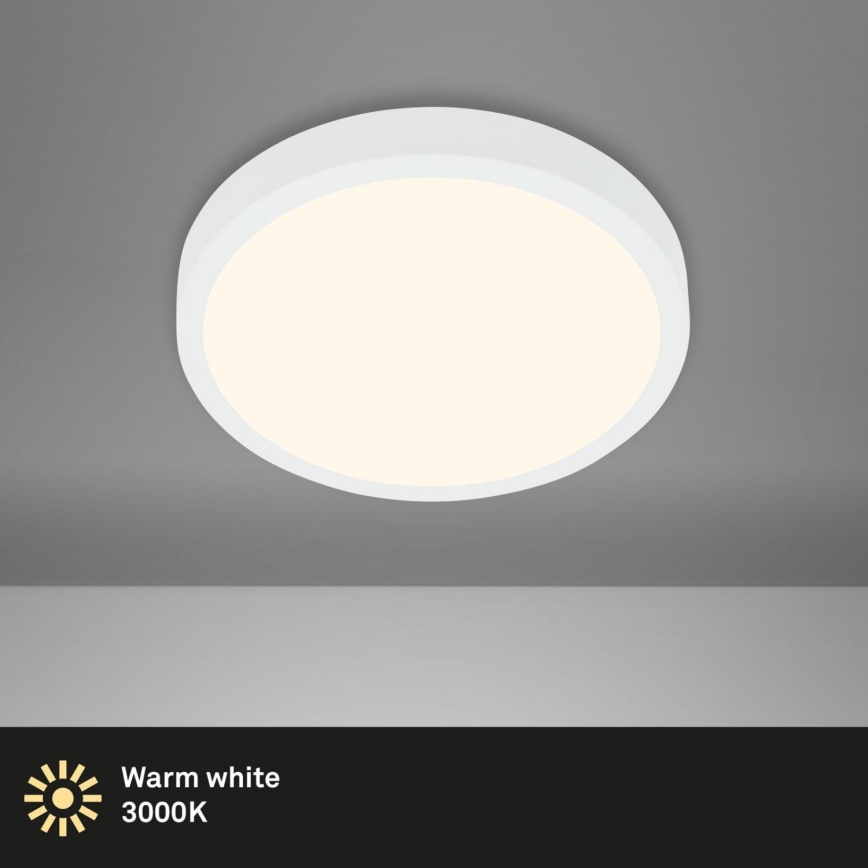 Briloner 3700-016 - LED Stropna svetilka RUNA LED/16W/230V 3000K pr. 28 cm bela