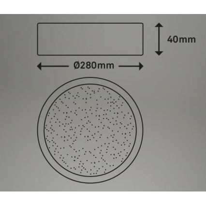 Briloner 3701-015 - LED Zatemnitvena stropna svetilka RUNA LED/18W/230V 2700-6500K + Daljinski upravljalnik