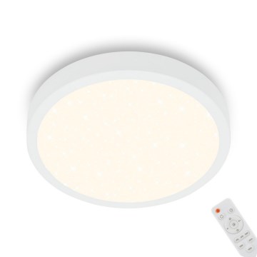 Briloner 3701-016 - LED Zatemnitvena stropna svetilka RUNA LED/18W/230V 2700-6500K bela + Daljinski upravljalnik