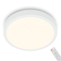 Briloner 3704-016 - LED Zatemnitvena stropna svetilka RUNA LED/22W/230V 2700-6500K bela + Daljinski upravljalnik