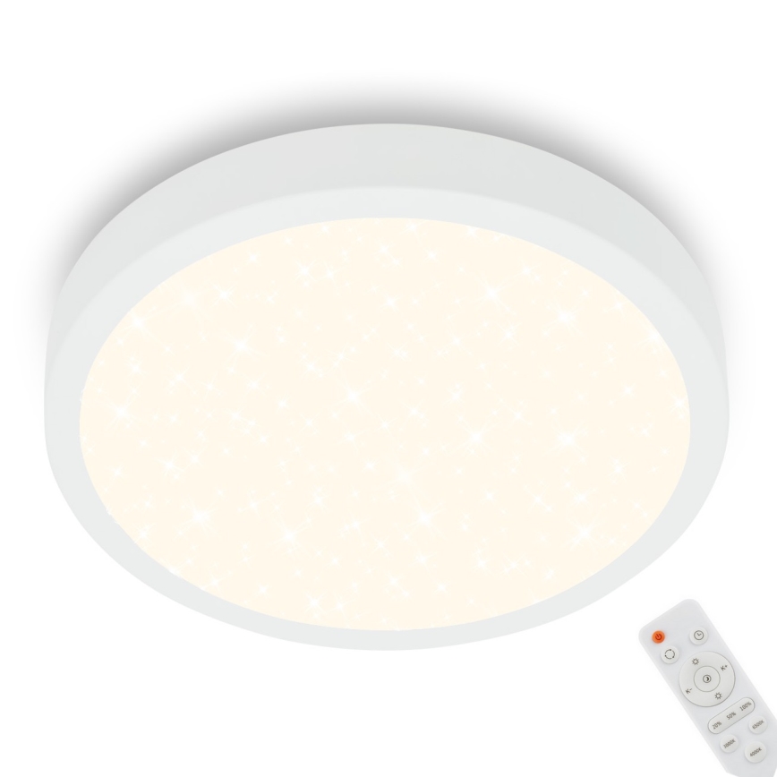 Briloner 3704-016 - LED Zatemnitvena stropna svetilka RUNA LED/22W/230V 2700-6500K bela + Daljinski upravljalnik