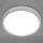 Briloner 3709-014 - LED RGBW Zatemnitvena stropna svetilka LED/22W/230V 4000K pr. 38 cm srebrna + Daljinski upravljalnik