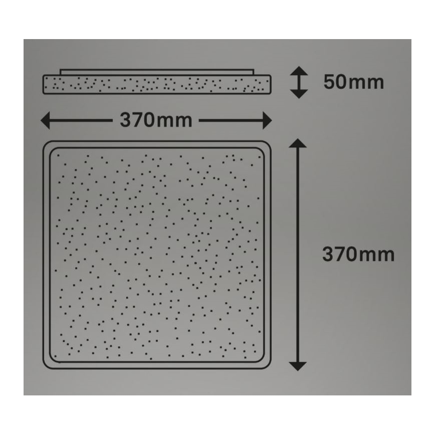 Briloner 3749-414 - LED Stropna svetilka LINO LED/24W/230V mat krom