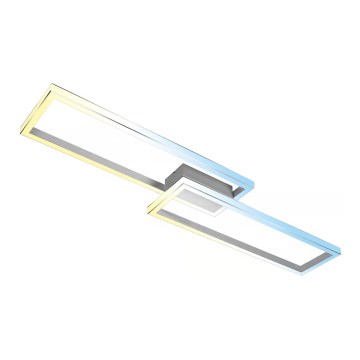 Briloner 3761019 - Zatemnjevalna stropna LED svetilka LED/45W/230V 2700-6500K matiran krom + daljinski upravljalnik