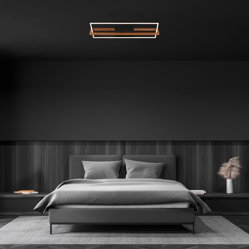 Briloner 3777-015 - LED stropna svetilka FRAME LED/21W/230V 3000K črna