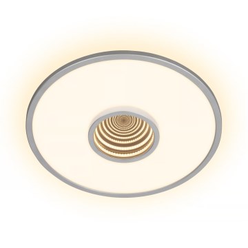 Briloner 3847014 - LED stropna svetilka TORO LED/18W/230V, premer 42 cm, mat krom