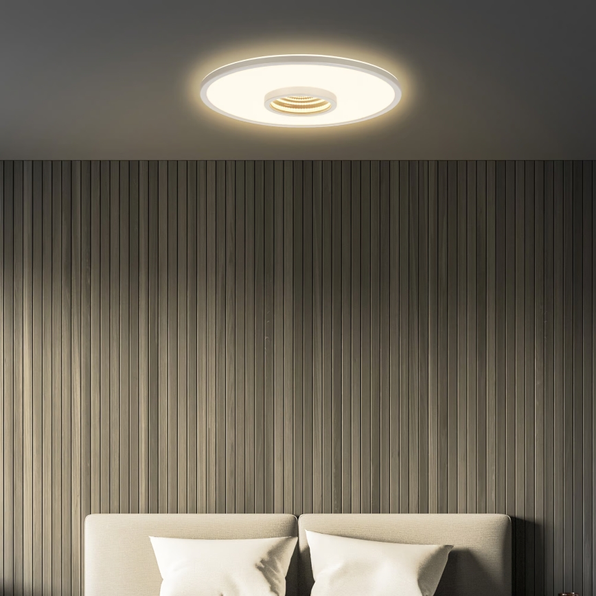 Briloner 3847014 - LED stropna svetilka TORO LED/18W/230V, premer 42 cm, mat krom