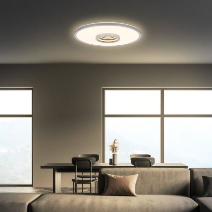 Briloner 3847014 - LED stropna svetilka TORO LED/18W/230V, premer 42 cm, mat krom