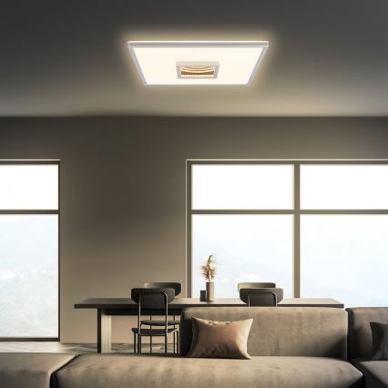 Briloner 3848014 - LED stropno svetilo TORO LED/18W/230V 42x42 cm matni krom