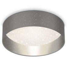 Briloner 3882-014 - LED Stropna svetilka MAILA STARRY LED/18W/230V siv/srebrna
