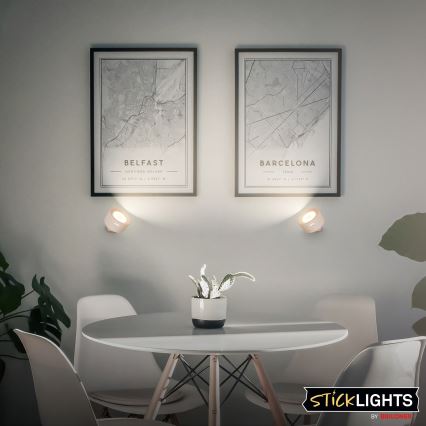 Briloner 3896011 - LED zatemnljivo polnilno stensko svetilo TARI LED/1,6W/5V 1500 mAh bež