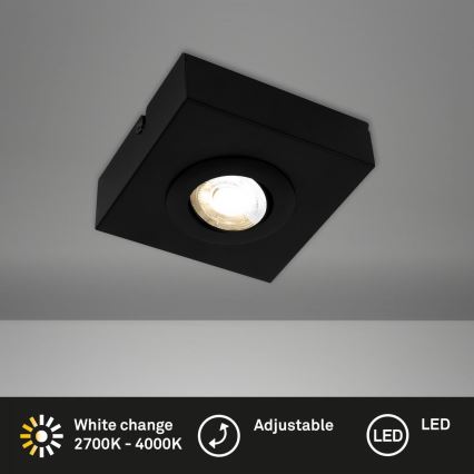 Briloner 3996015 - LED Reflektor CTS LED/4W/230V 2700/4000K črna