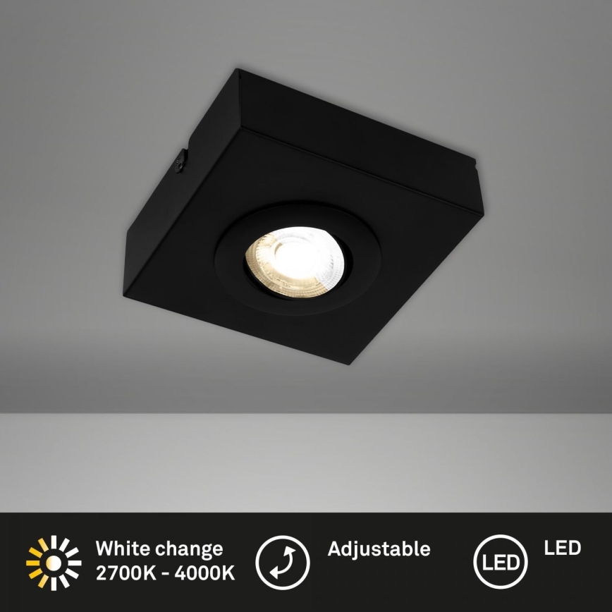 Briloner 3996015 - LED Reflektor CTS LED/4W/230V 2700/4000K črna