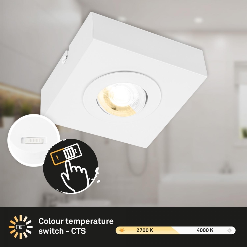 Briloner 3996016 - LED Reflektor CTS LED/4W/230V 2700/4000K bela
