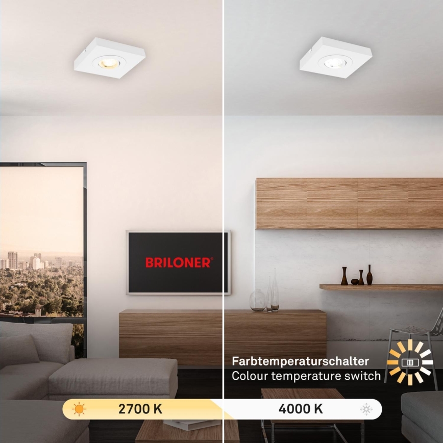 Briloner 3996016 - LED Reflektor CTS LED/4W/230V 2700/4000K bela