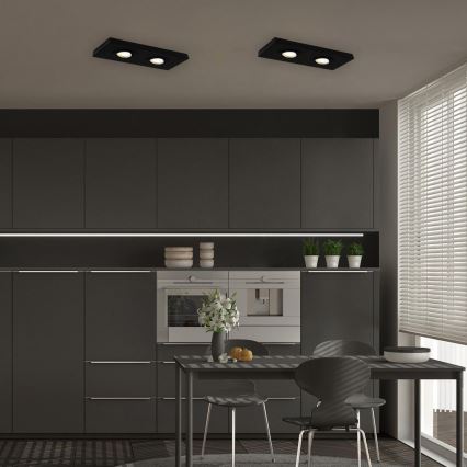 Briloner 3996025 - LED Reflektor CTS 2xLED/4W/230V 2700/4000K črna