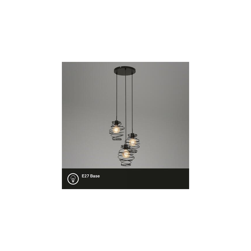 Briloner 4870-035 - Viseča svetilka na kablu 3xE27/60W/230V