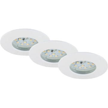Briloner 6994-036 - komplet 3x LED kopalniško vgradno stropno svetilo LED/5W/230V IP44