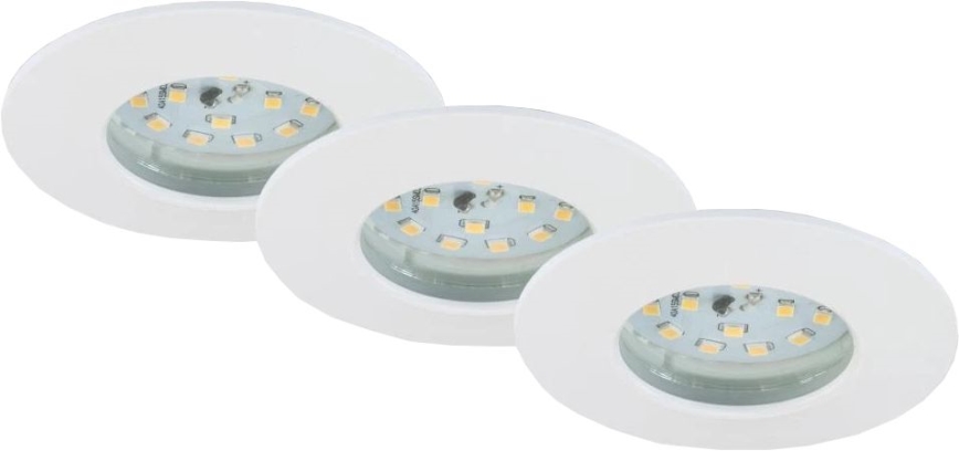 Briloner 6994-036 - komplet 3x LED kopalniško vgradno stropno svetilo LED/5W/230V IP44
