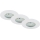 Briloner 6994-036 - komplet 3x LED kopalniško vgradno stropno svetilo LED/5W/230V IP44