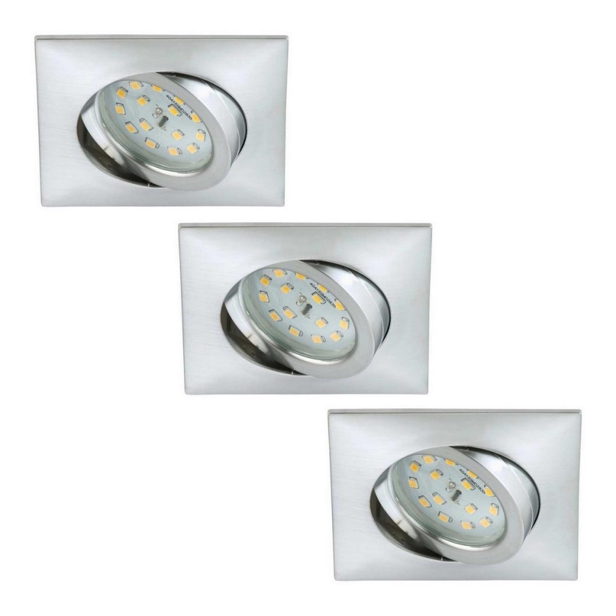 Briloner 6997-039 - SET 3x LED Kopalniška vgradna svetilka LED/5W/230V IP23