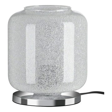 Briloner 7011-018 - Namizna svetilka COLD 1xE27/40W/230V prozorna/sijajni krom