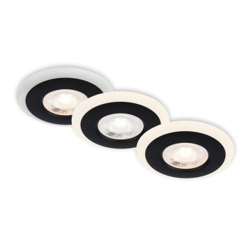 Briloner 7039-035 - SET 3x LED Kopalniška vgradna svetilka LED/5W/230V IP44