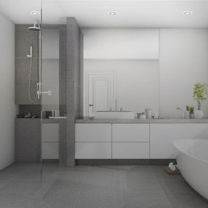 Briloner 7039034 - KOMPLET 3x LED vgradna stropna kopalniška svetilka LED/5W/230V IP44 mat krom