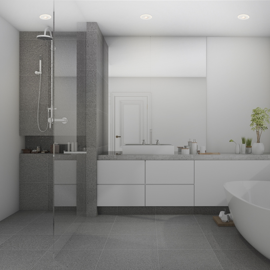 Briloner 7039036 - SET 3x LED kopalniško vgradno stropno svetilo LED/5W/230V IP44 belo