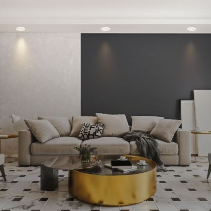 Briloner 7039036 - SET 3x LED kopalniško vgradno stropno svetilo LED/5W/230V IP44 belo