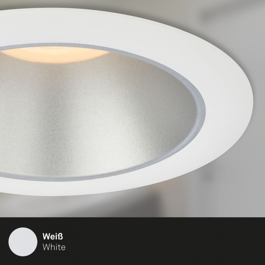 Briloner 7041-036 - SET 3x LED Kopalniška vgradna svetilka LED/4,9W/230V IP44 bela