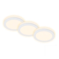 Briloner 7055-036 - SET 3x LED Kopalniška vgradna svetilka LED/3W/230V IP44